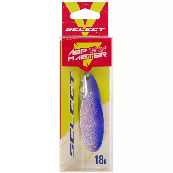 Блешня-кастмастер Select AspMaster 18.0g 55mm, колір: UVSV, Розмір/Вага: 18g/55mm, Колір блешні: UVSV, фото , изображение 2